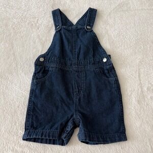 Monica + Andy Toddler Denim Shortalls 2T Cotton Short Overalls Baby Kids